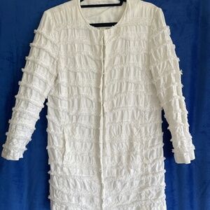 White linen Jacket by 120% Lino